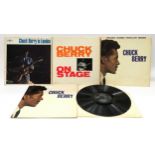 CHUCK BERRY ALBUMS X 5. Collection in various conditions include - Chuck Berry x 2 - On Stage -