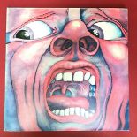 KING CRIMSON LP 'IN THE COURT OF THE CRIMSON KING'. Found here in a gatefold sleeve on Pink Rim