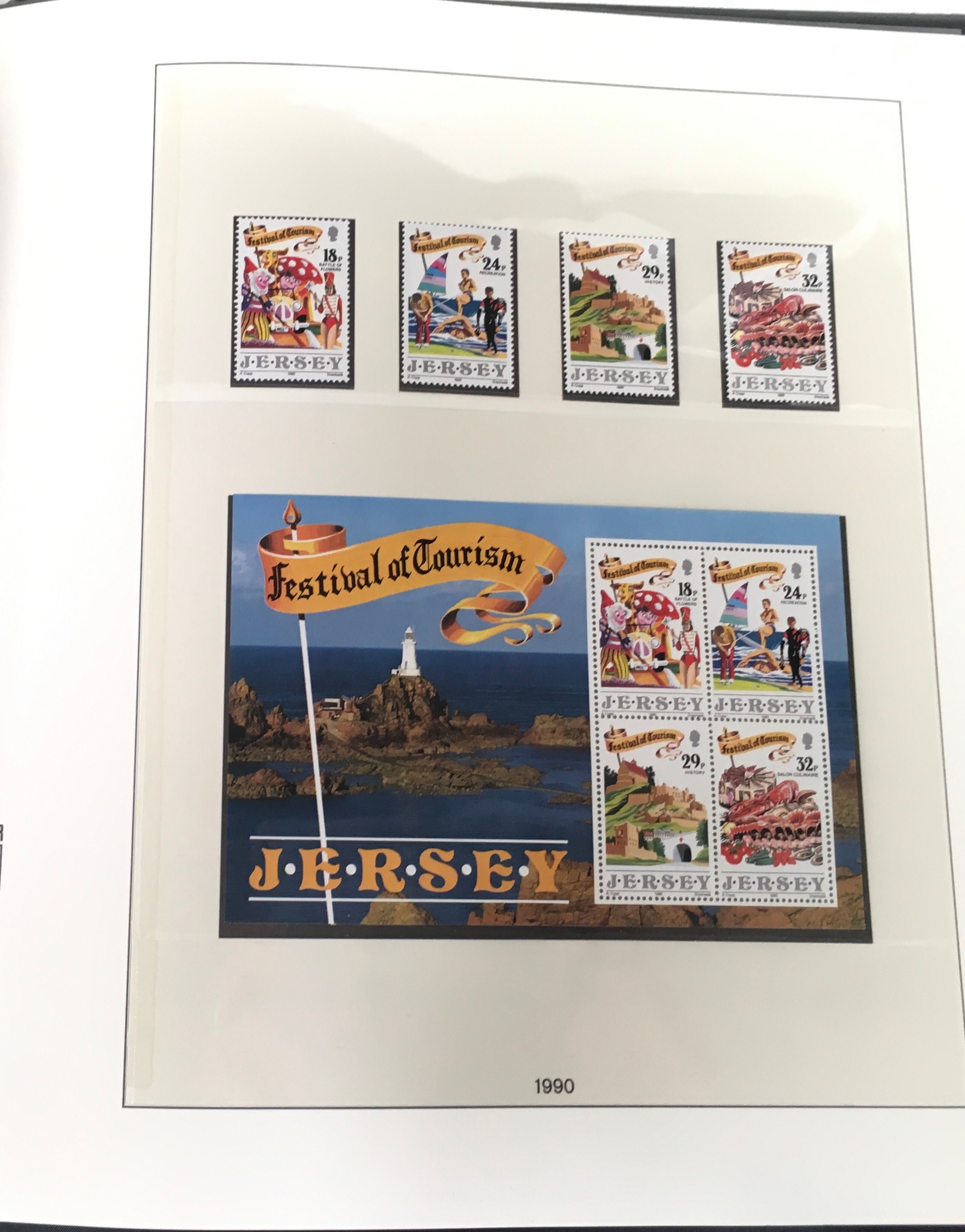 Extensive collection of stamps issued by Jersey. Includes a large number of mint commemorative packs - Image 3 of 7