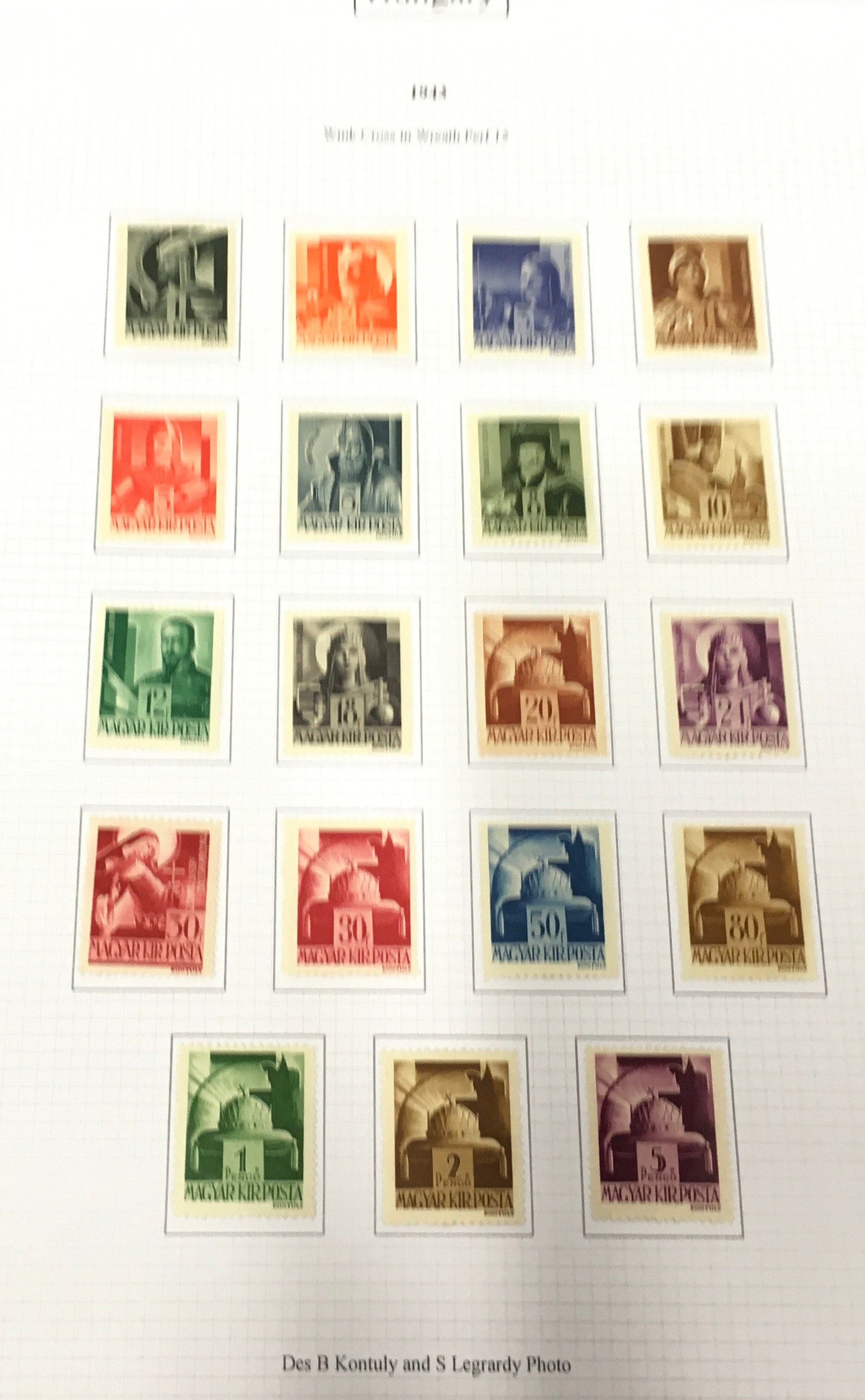 4 folders of Hungary stamps to include Nazi occupation issues - Image 5 of 18