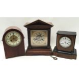 3 mixed mantle clocks