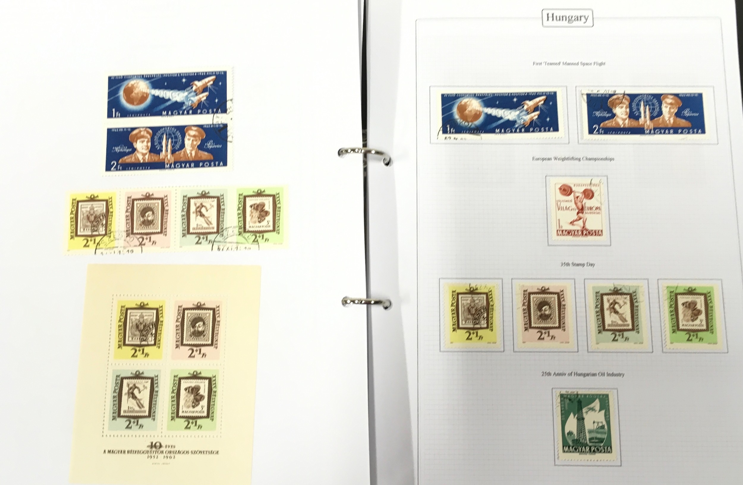 4 folders of Hungary stamps to include Nazi occupation issues - Image 11 of 18