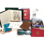 Extensive collection of stamps from the Isle Of Man to include year books from 1992 through to 2006,
