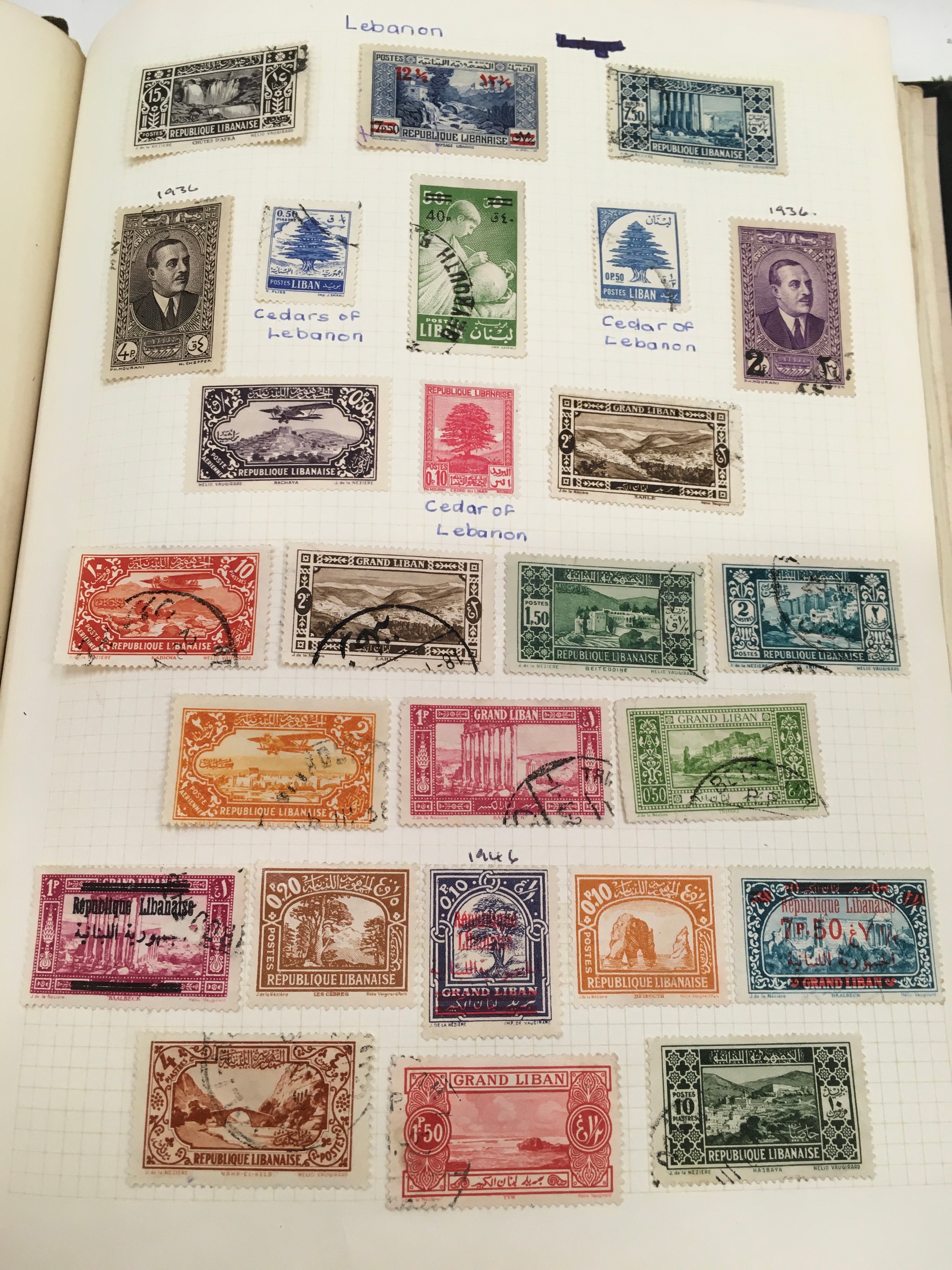 3 albums containing stamps of the world. - Image 7 of 8