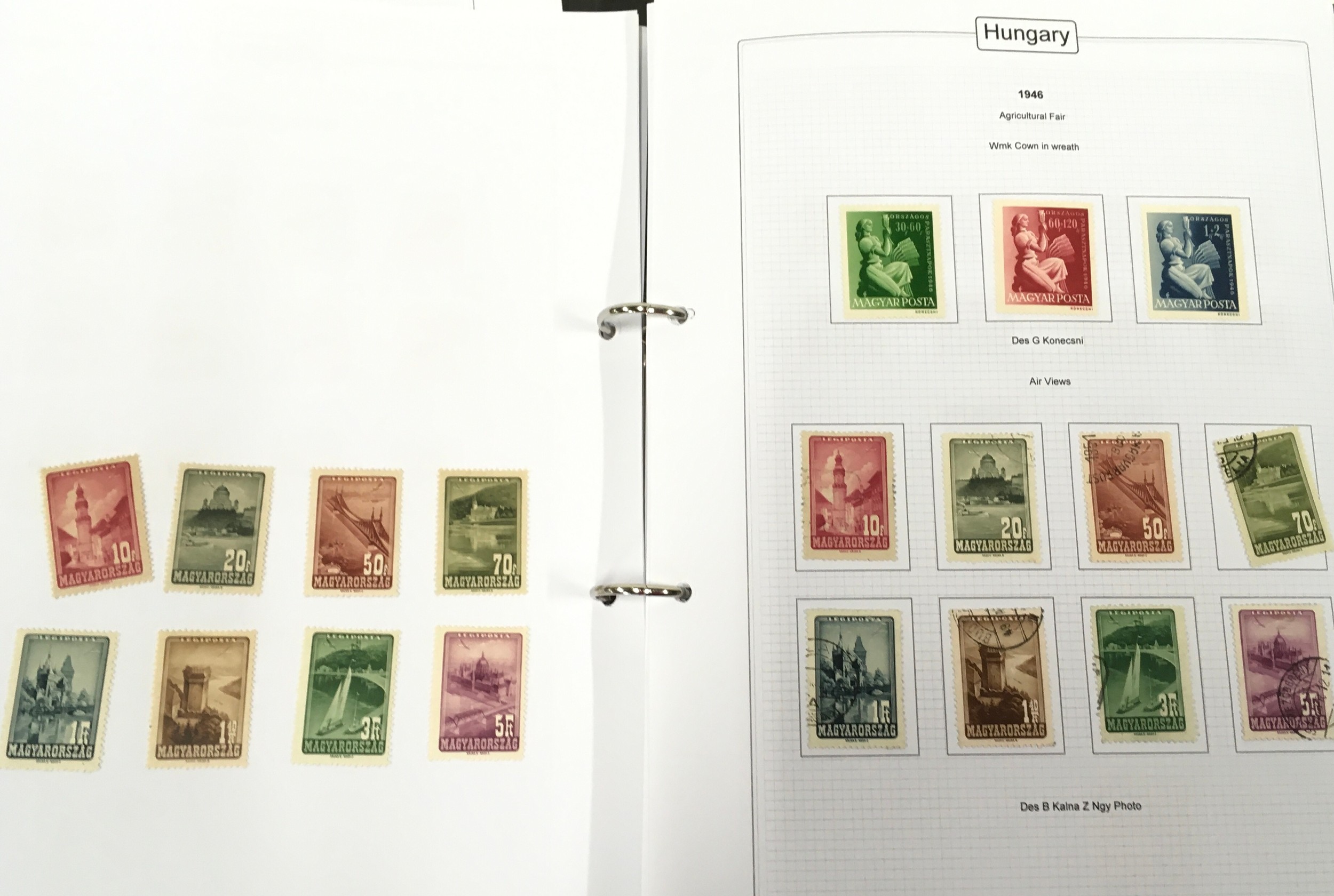 4 folders of Hungary stamps to include Nazi occupation issues - Image 8 of 18