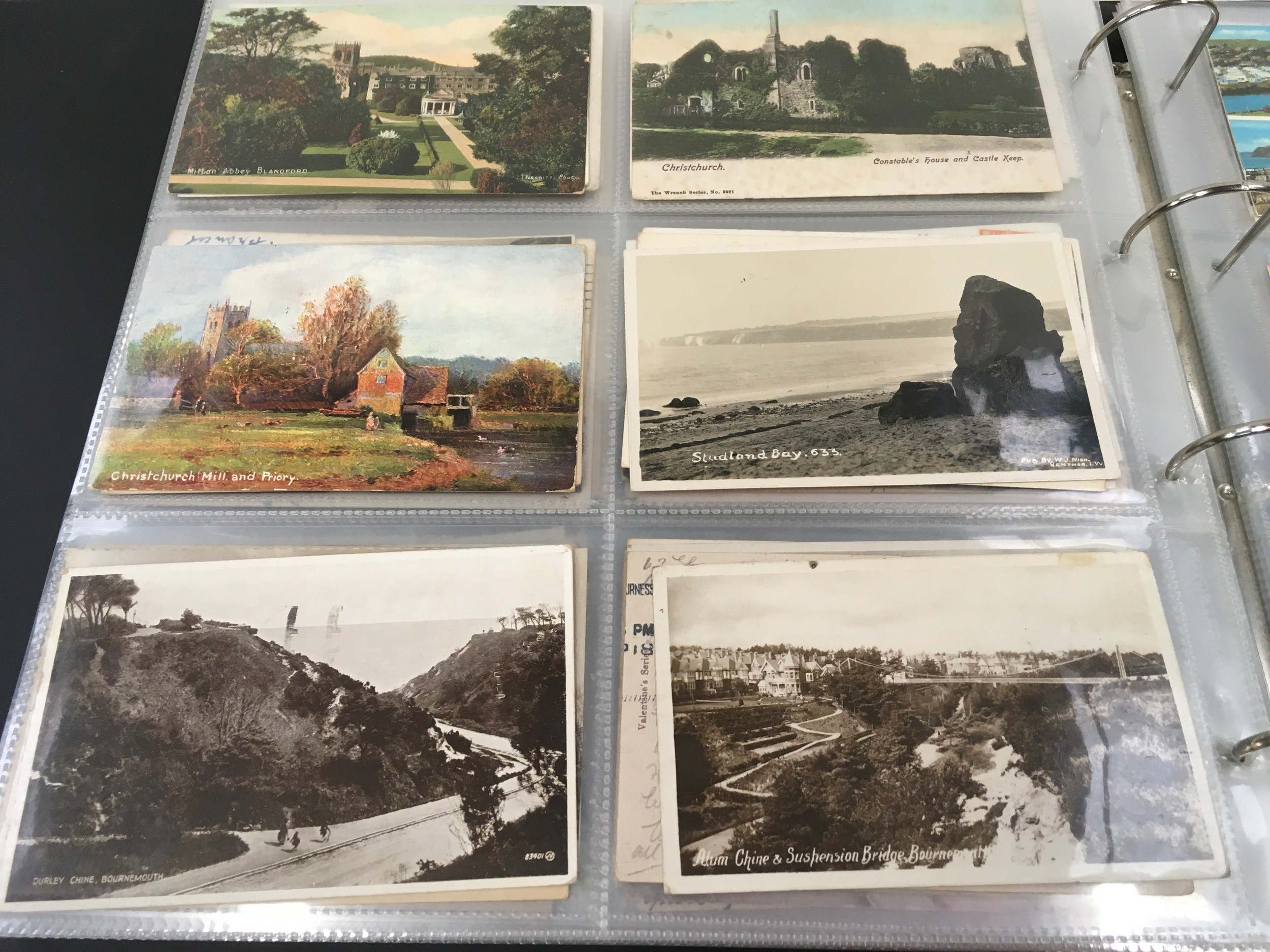 Postcard album relative to the Local Dorset area 130+ cards - Image 9 of 10