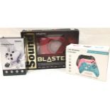 Gaming accessories to include Soundblaster Z sound card, 2.4g wireless controller and a controller