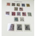 Unusual German stamp album containing a collection of GB stamps. Good selection with examples from