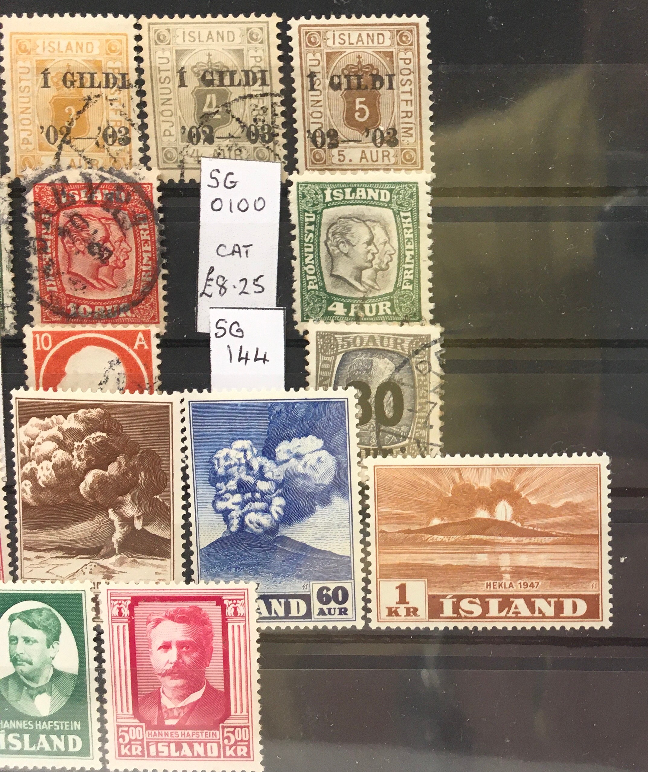 Stamps: Iceland, small stockcard of mint/used. Cat £360 in 2015 - Image 3 of 3