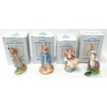 Royal Albert/Beswick Beatrix Potter boxed figurines to include: Foxy Whiskered Gentlemen, Peter With