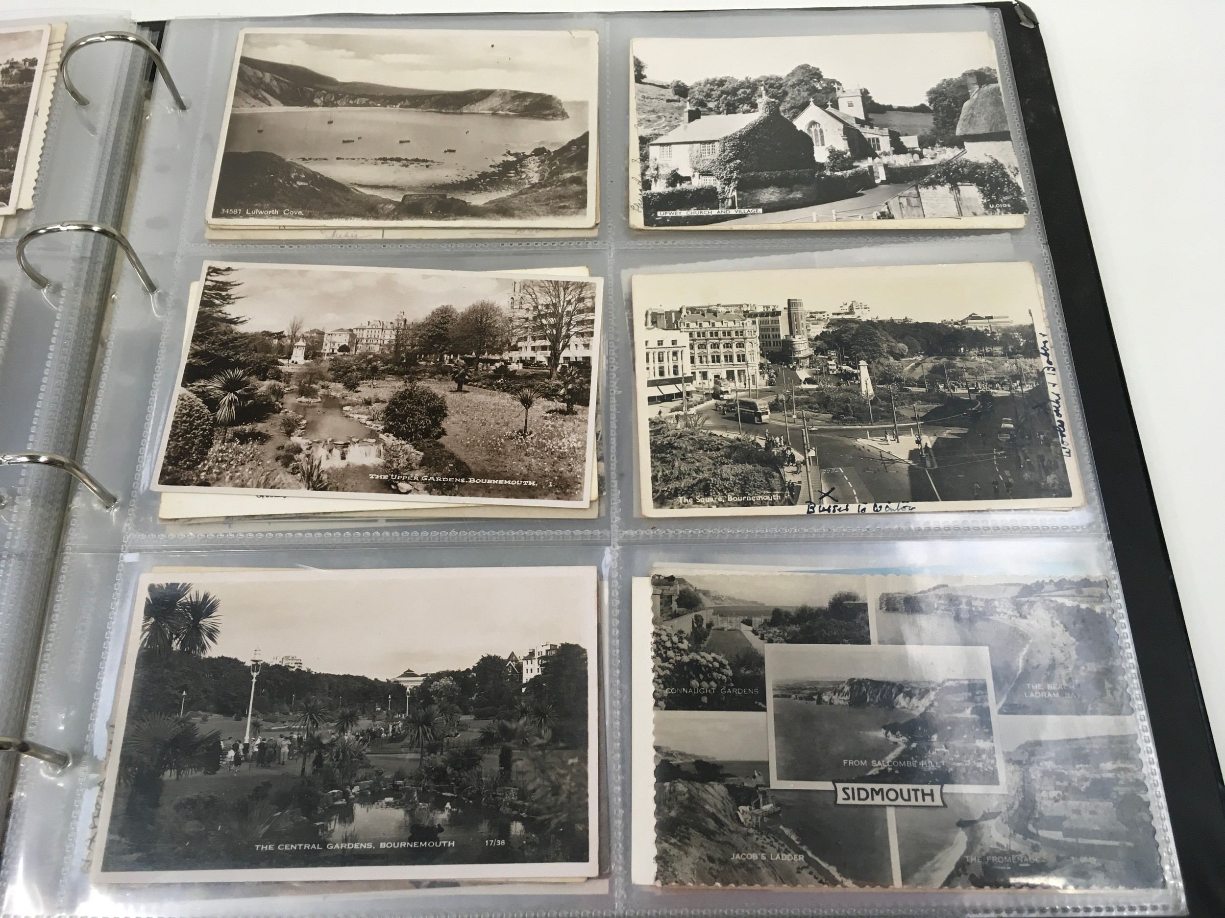 Postcard album relative to the Local Dorset area 130+ cards - Image 7 of 10