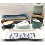 Collection of Poole Pottery Cameo oven to tableware including two pieces in rare original boxes.