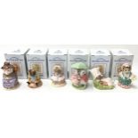 Royal Albert Beatrix Potter figurines to include: And This Pig Had None, Old Mr Bouncer, The Old