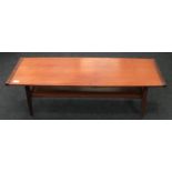 1960s "Myer" coffee table 114x39x36cm.