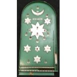 Vintage "Silver Star" Bagatelle board game with balls.