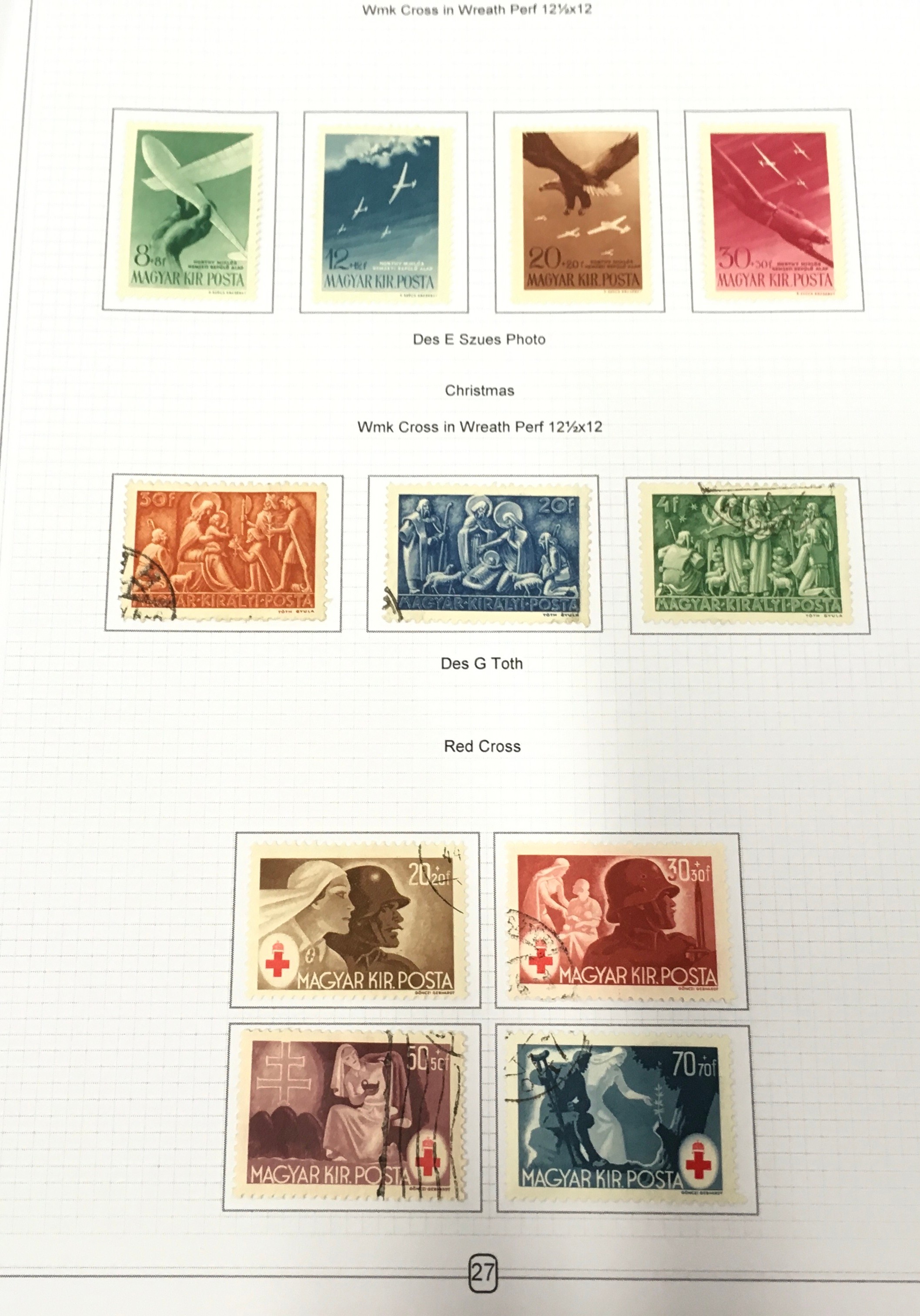 4 folders of Hungary stamps to include Nazi occupation issues - Image 6 of 18