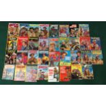 Collection of 34 Cowboy annuals to include Roy Rogers, Bronco Layne, John Wayne,Billy the Kid and