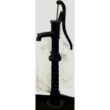 Vintage cast iron water pump 135cm tall