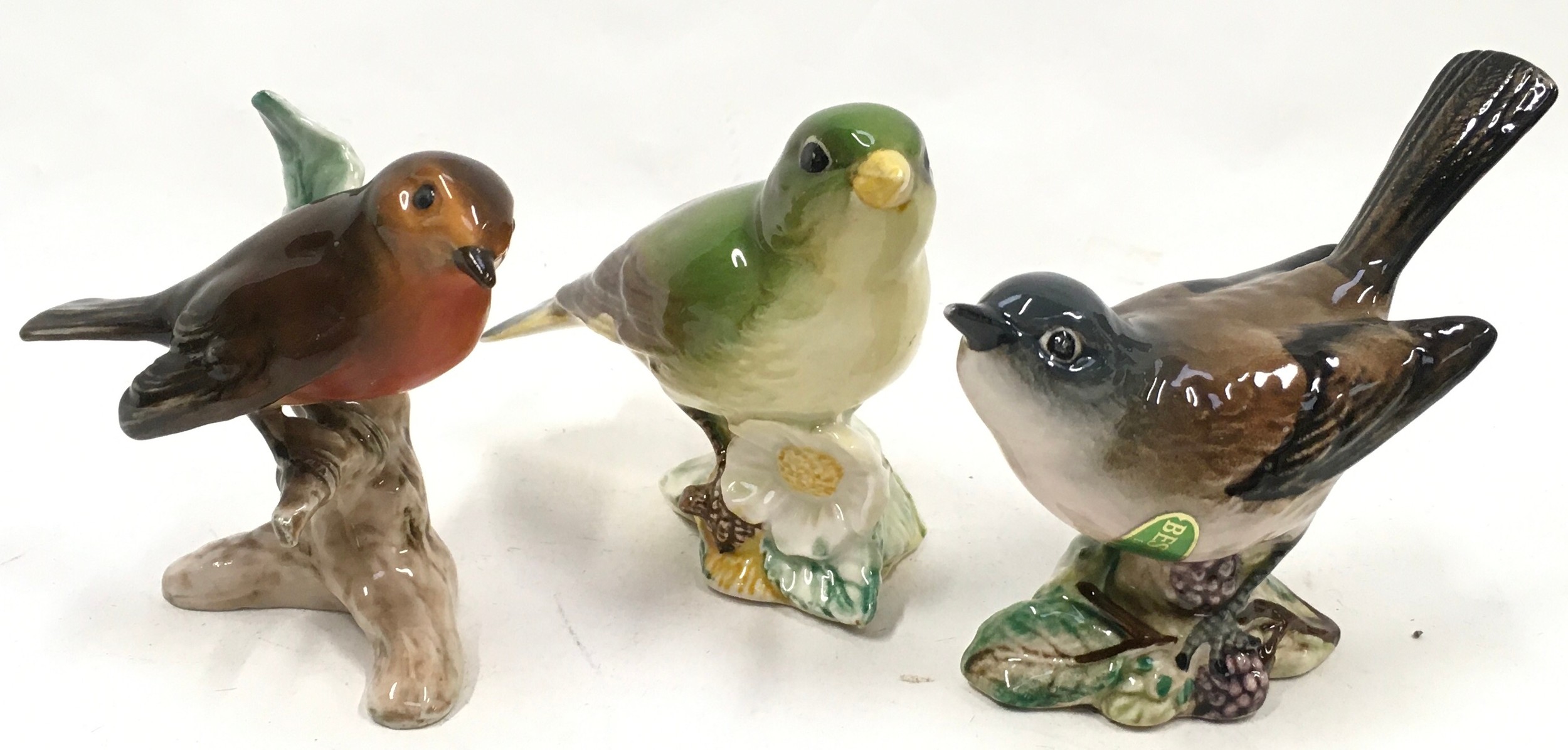 Selection of ceramic bird figurines to include Beswick and Goebel examples. 9 in lot - Image 2 of 7