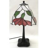 Tiffany style table lamp approx 21" tall