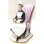 Royal Worchester Porcelain Figurine of Sister Nightingale Training School at St Thomas? Hospital (