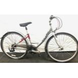 A Raleigh grey bicycle, 8 gears, frame size 16"/41cm