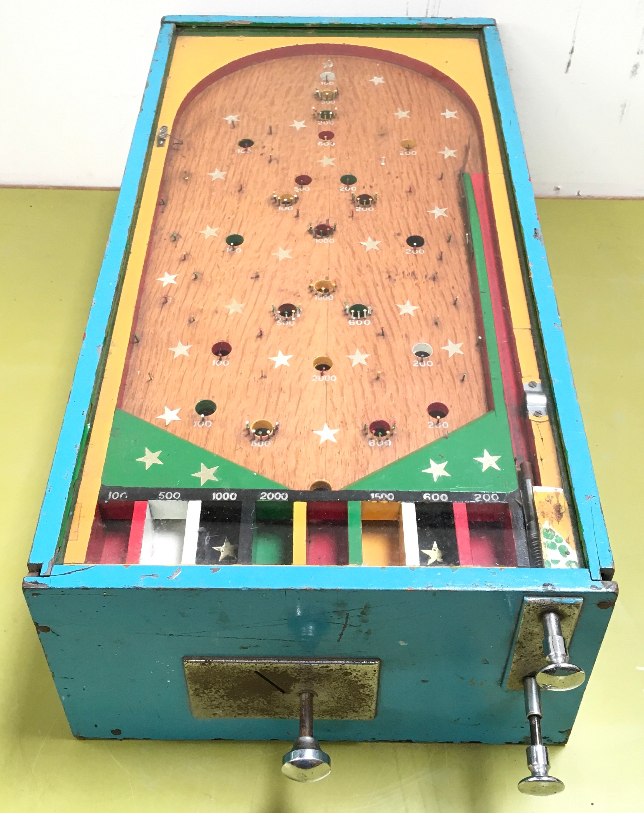 Pinball 1930's, working on 1d.