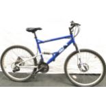 Apollo Vault ride blue mountain bike, 18 gears, frame size 21"/54cm