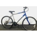 A Trek Alpha 3500 silver and blue bicycle, 18 gears, frame size 20"/50cm