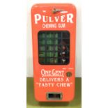 Pulver mechanical Chewing gum machine, working on 1 cent with keys.