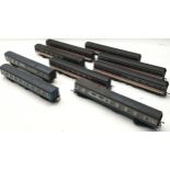 Collection of vintage OO gauge carriages by Lima and Hornby in BR blue/grey livery. 9 in lot