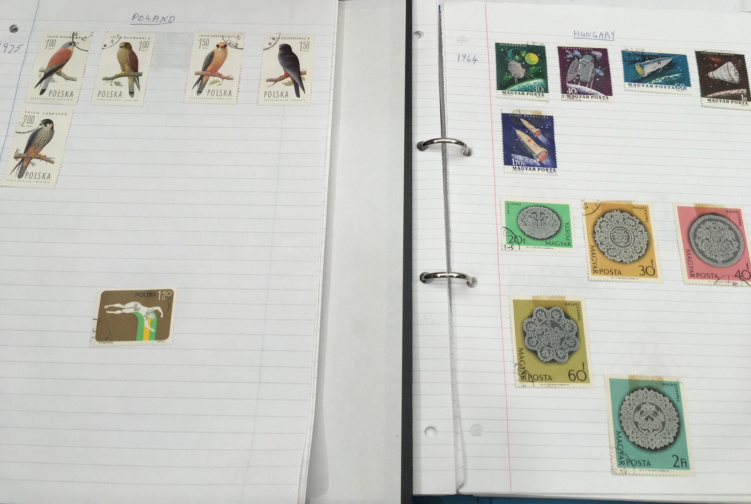 Large collection of mainly Mainland Europe stamps contained within 13 folders - Image 9 of 10