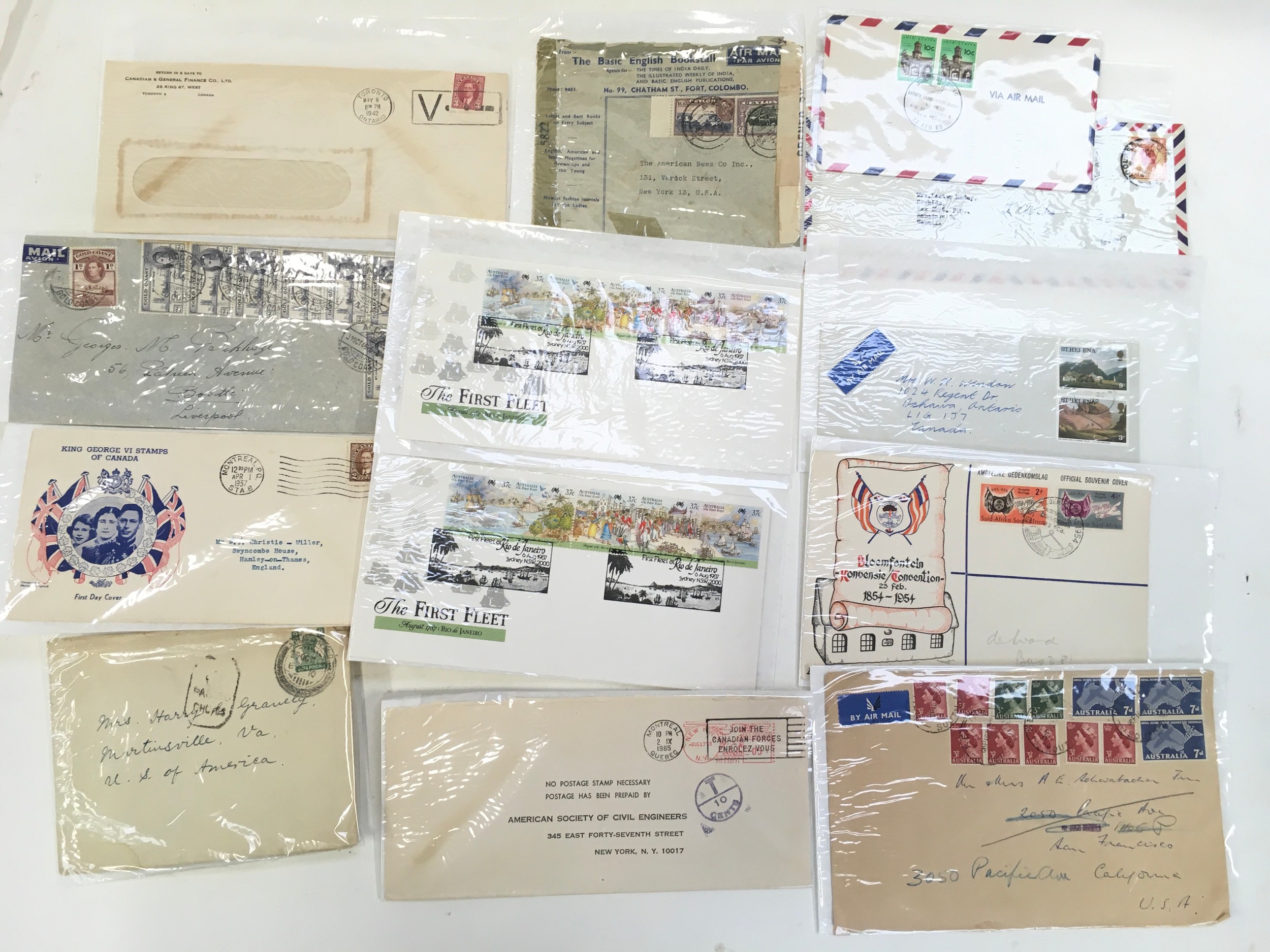 51 mainly commonwealth stamps in covers. - Image 2 of 5