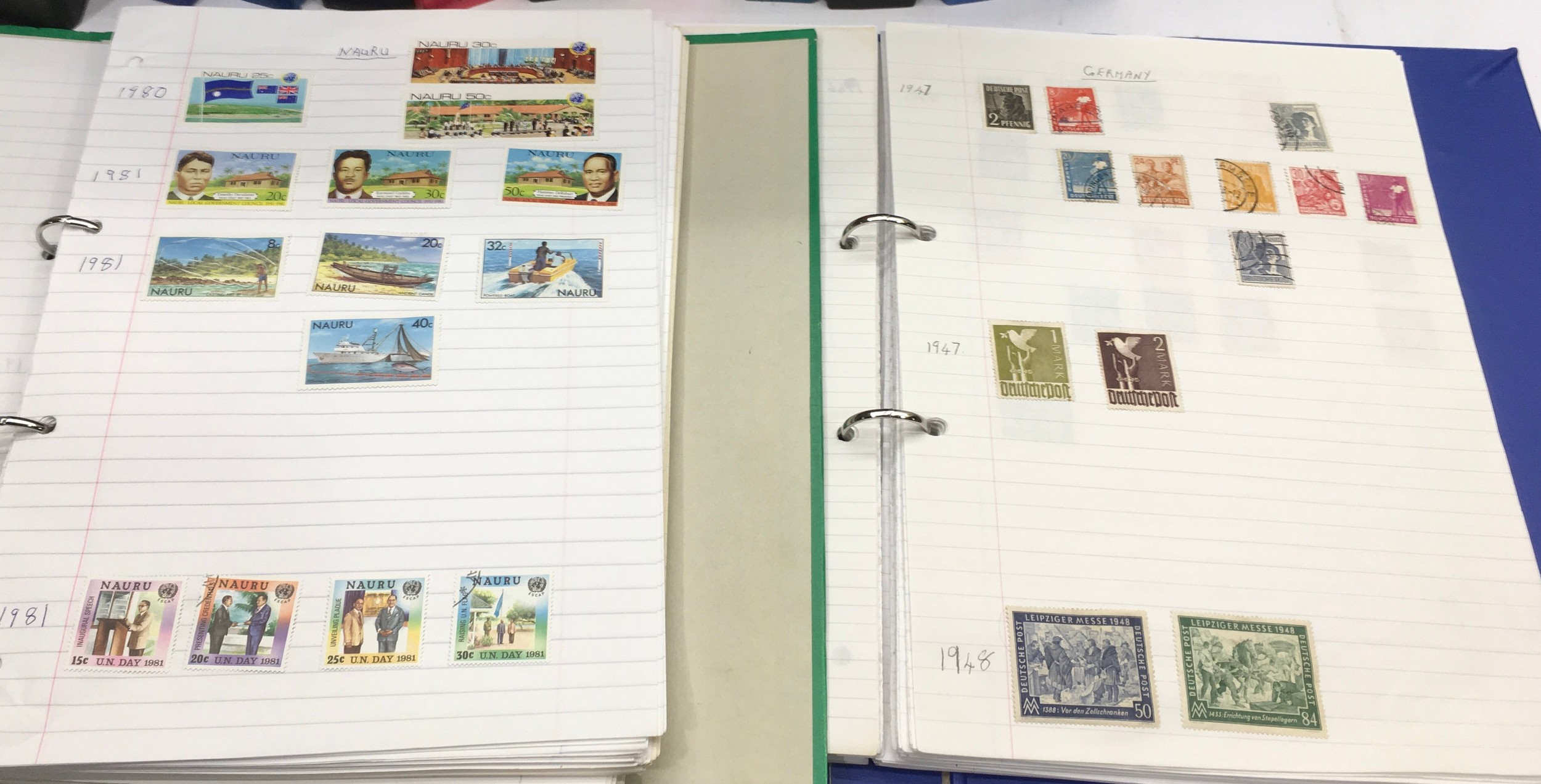 Large collection of mainly Mainland Europe stamps contained within 13 folders - Image 5 of 10