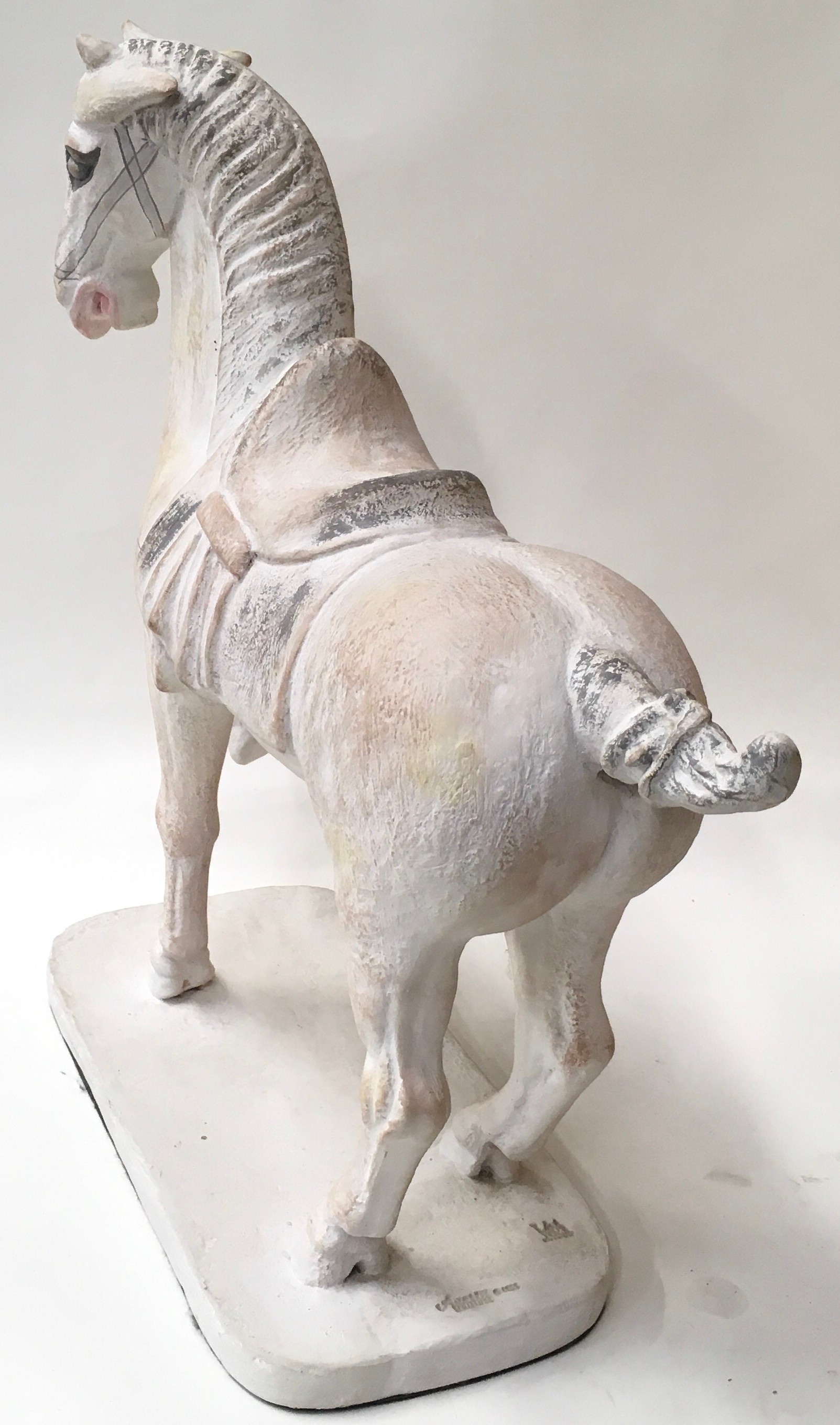 Large pottery horse sculpture by Austin Productions in association with the V&A Museum in the - Image 4 of 5