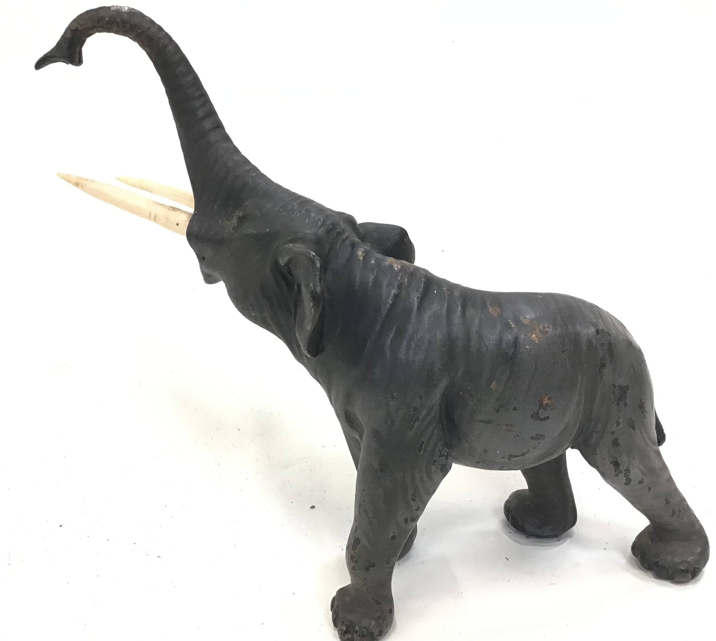 Bronze (cold painted) elephant. - Image 2 of 3