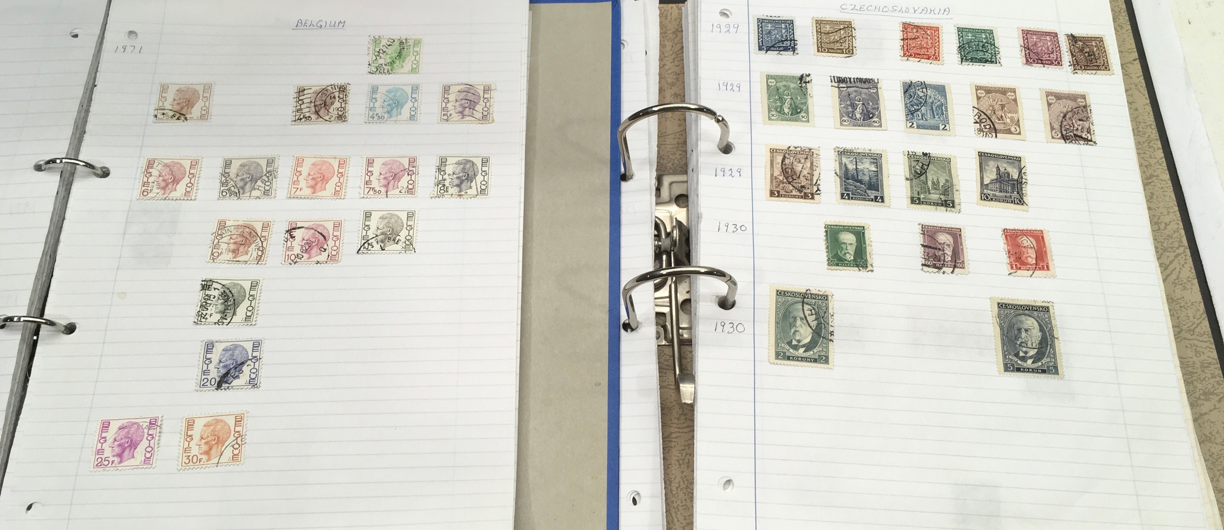 Large collection of mainly Mainland Europe stamps contained within 13 folders - Image 6 of 10