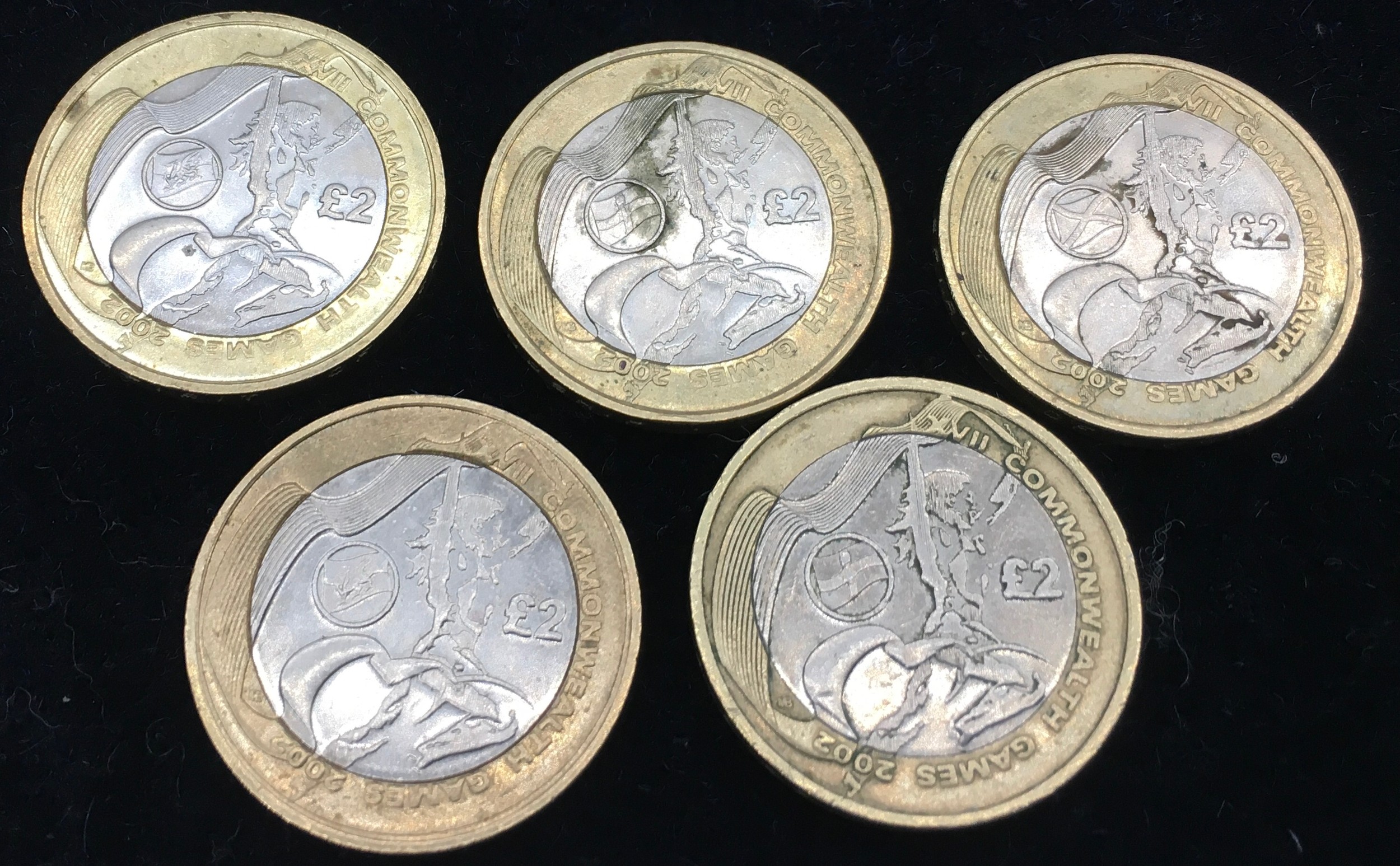 Small collection of collectible GB £2 coins to include 5 x 2002 Commonwealth Games. Total 14 coins - Image 2 of 2