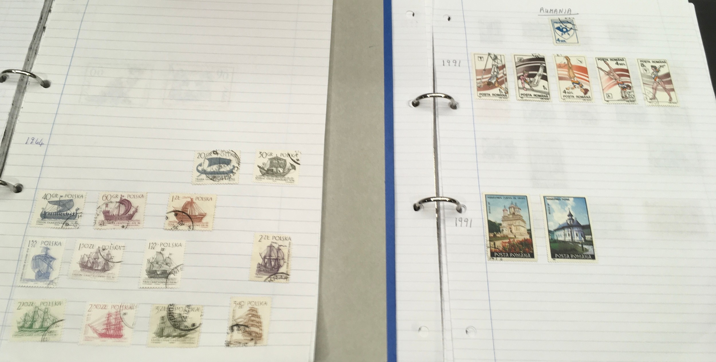 Large collection of mainly Mainland Europe stamps contained within 13 folders - Image 8 of 10