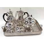 Arthur Price 6 piece silver plated tea service