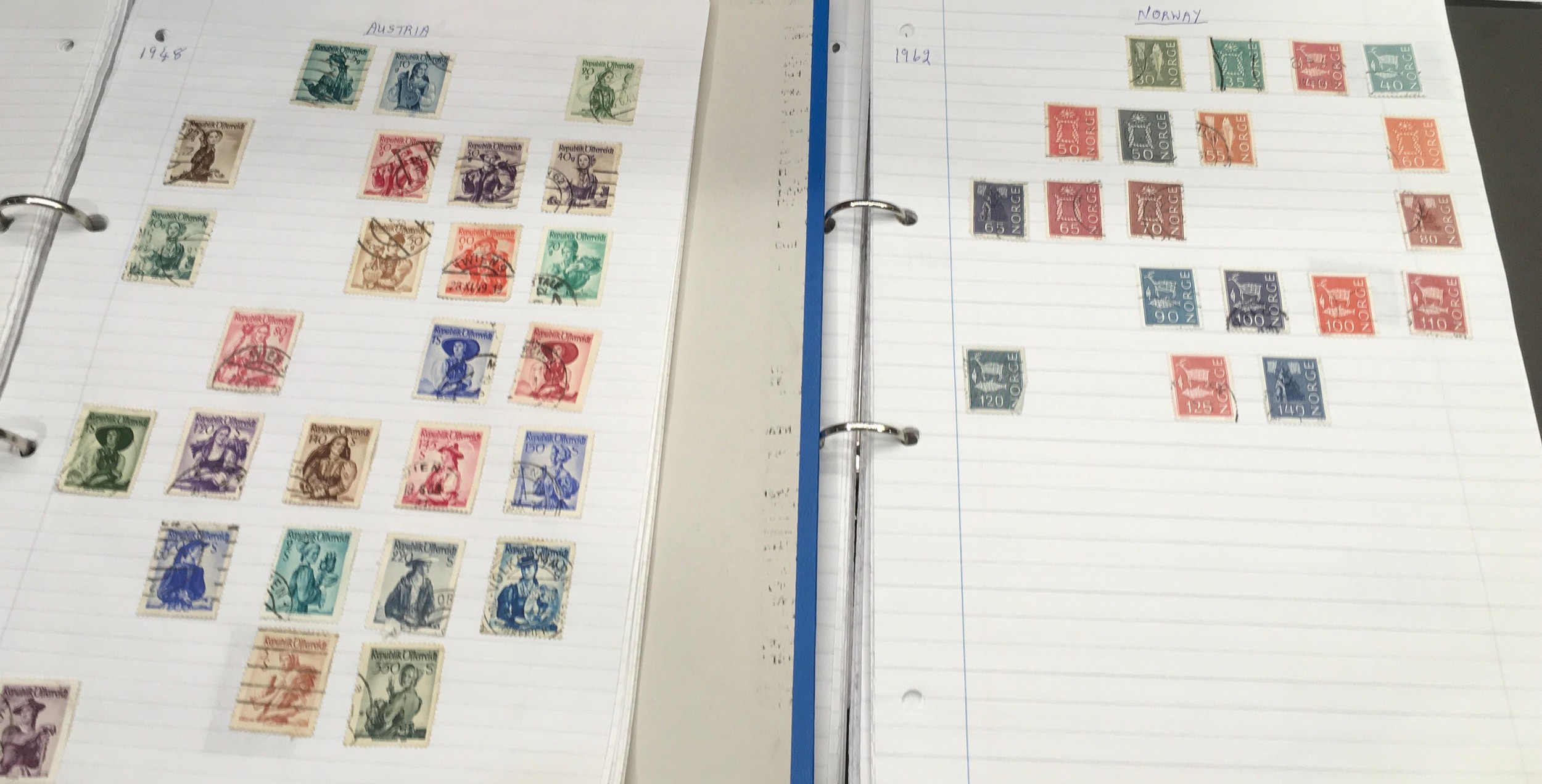 Large collection of mainly Mainland Europe stamps contained within 13 folders - Image 4 of 10