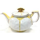 Rare butterfly handle Aynsley teapot.