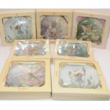 Collection of seven Flower Fairies Collectors plates by Villeroy and Boch. All boxed with