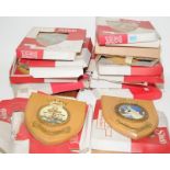 a collection of Naval heraldic crests, many still boxed. 16 in lot