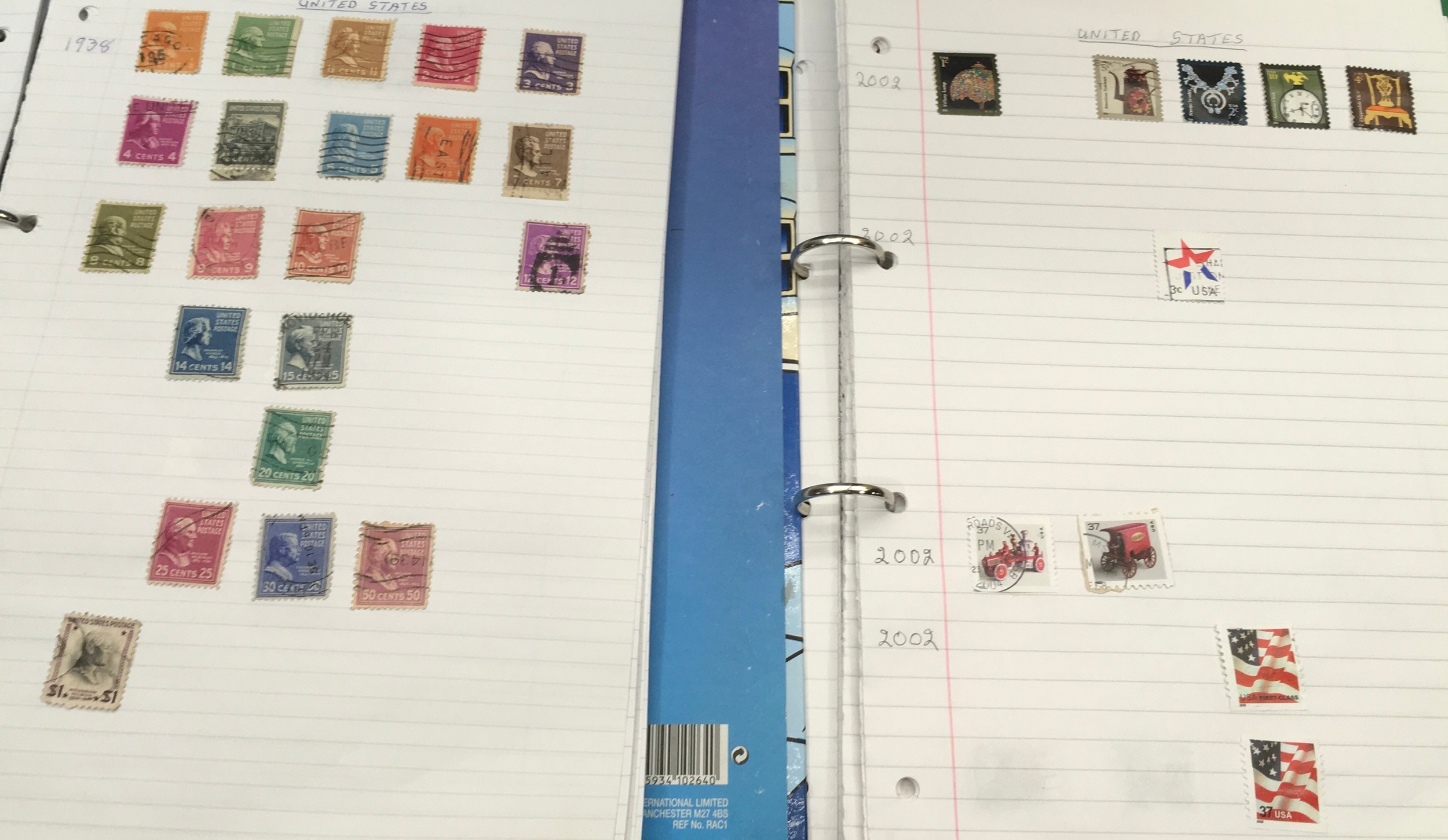 Large collection of mainly Rest of World stamps contained within 13 folders - Image 5 of 9