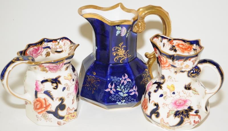 Collection of vintage ceramics to include Delft Mason's Mandalay, an early Spode blue jug and a pair - Bild 2 aus 7