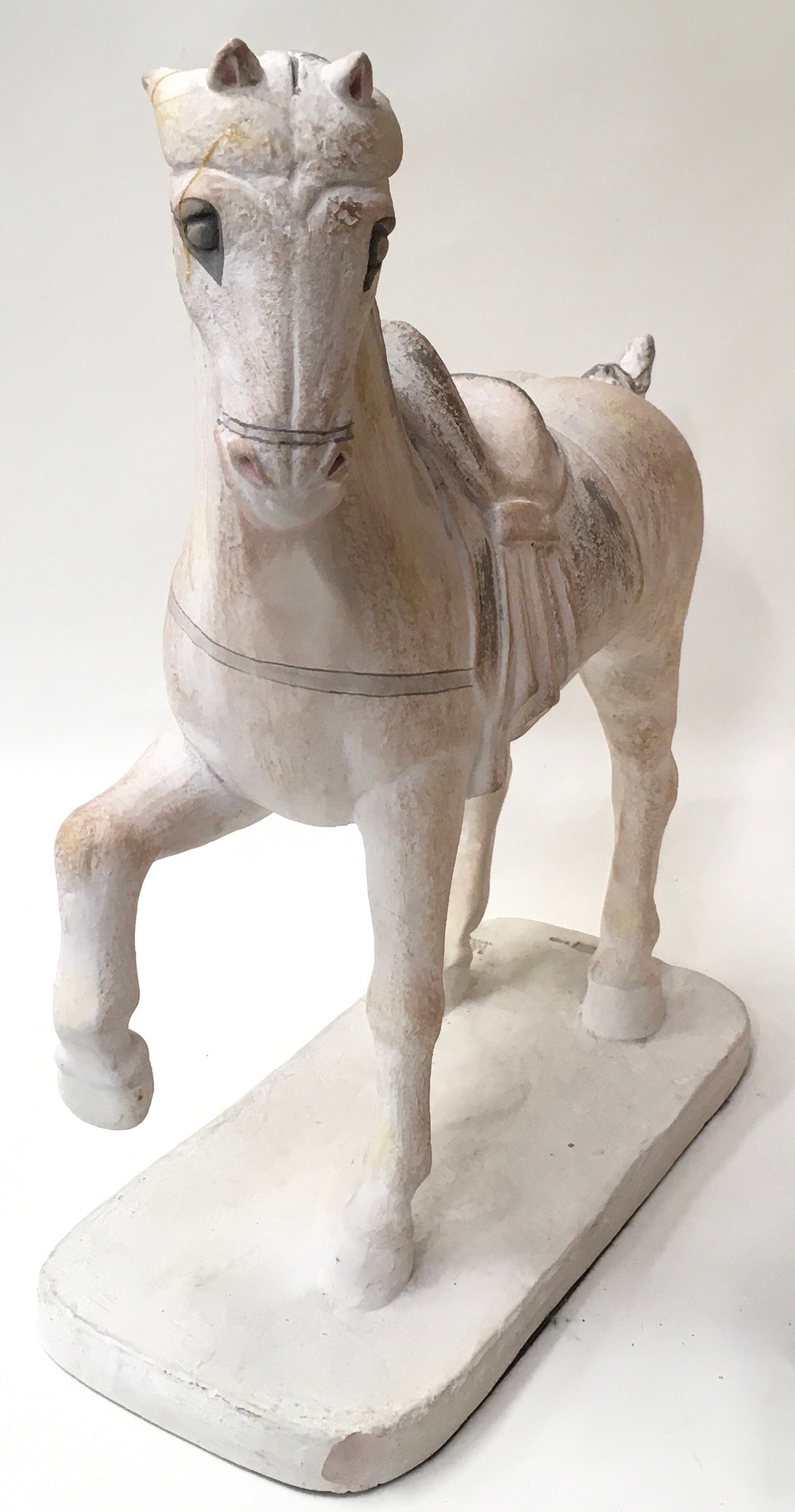 Large pottery horse sculpture by Austin Productions in association with the V&A Museum in the - Image 3 of 5