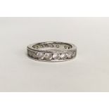 925 silver eternity ring. Size M.