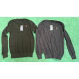 2 x Polo Ralph Lauren jumpers. Size XL (H54).