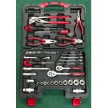 65 piece home tool kit. (068)